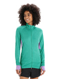 Women's ZoneKnit™ Merino Long Sleeve Zip Jacket Fresh/Purple Gaze - 1