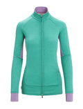 Women's ZoneKnit™ Merino Long Sleeve Zip Jacket Fresh/Purple Gaze - 10