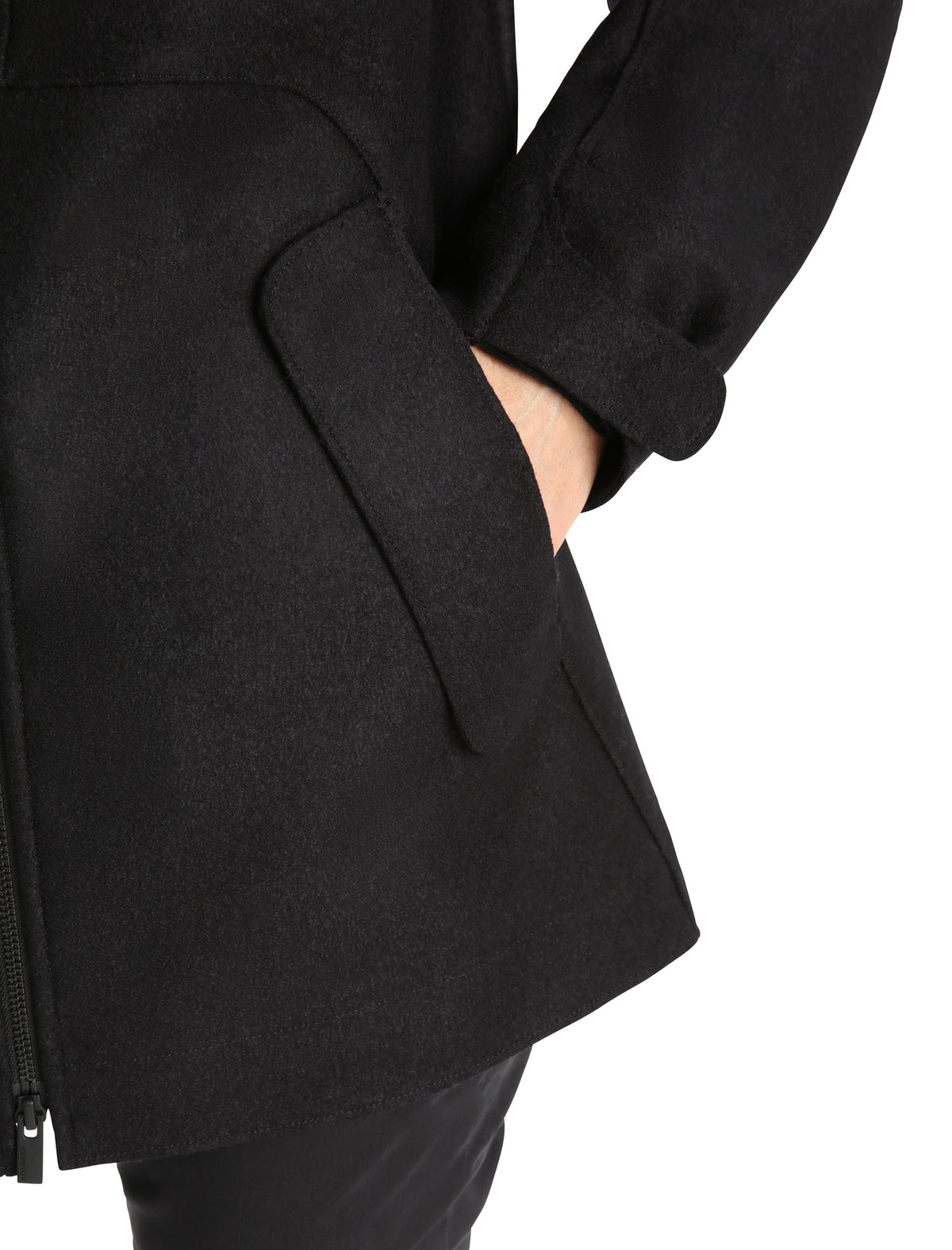 Manteau à capuche en mérinos feutré Women's  - 8