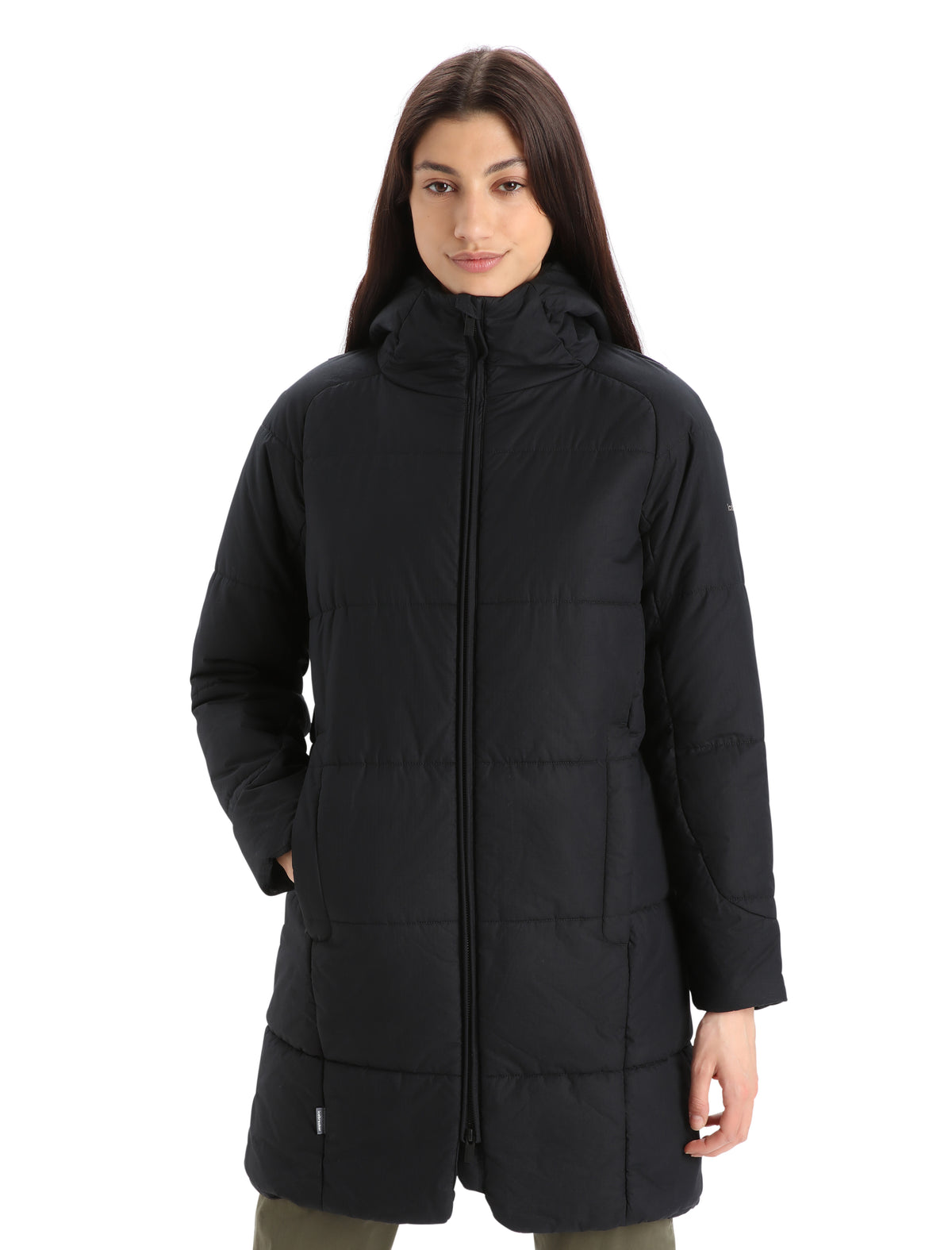 Women's MerinoLoft™ Collingwood II 3Q Hooded Jacket Black - 1