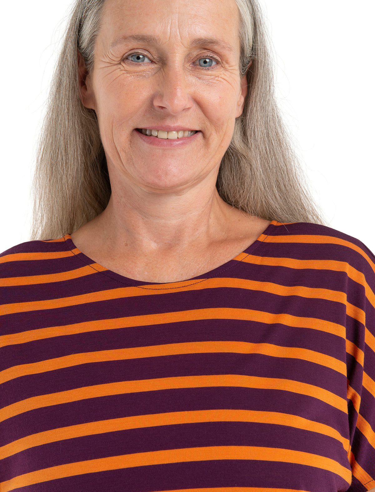 Merino Drayden Reversible T-Shirt Stripe Damen  - 5