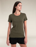 Dames Central Classic T-shirt van merinowolmix  - 1