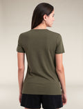Dames Central Classic T-shirt van merinowolmix  - 2
