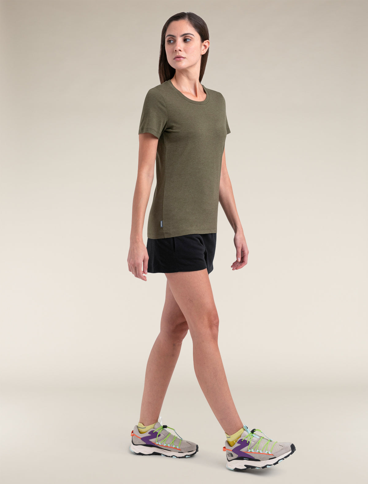 Dames Central Classic T-shirt van merinowolmix  - 3