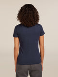 T-shirt in misto di lana merino Central Classic Donna  - 2