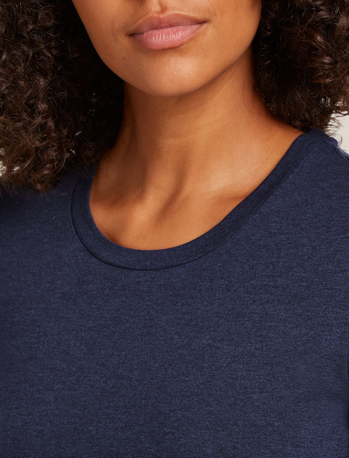 T-shirt in misto di lana merino Central Classic Donna  - 5