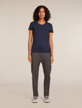 T-shirt in misto di lana merino Central Classic Donna  - 3