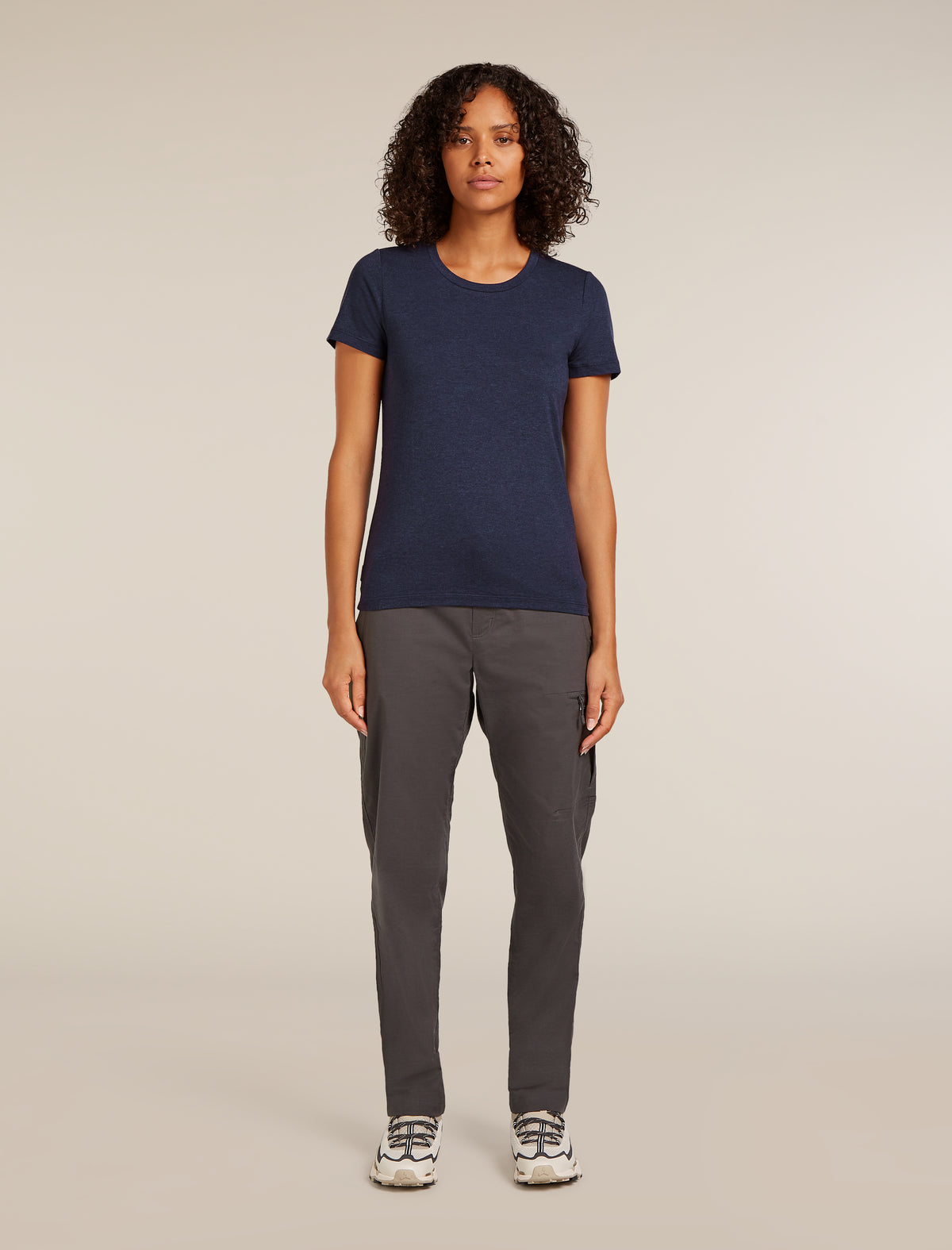 T-shirt in misto di lana merino Central Classic Donna  - 3
