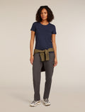 T-shirt in misto di lana merino Central Classic Donna  - 4