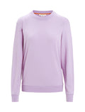 Women's Merino Crush Long Sleeve Sweatshirt Purple Gaze - 7