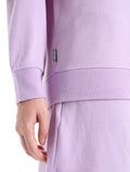 Women's Merino Crush Long Sleeve Sweatshirt Purple Gaze - 6