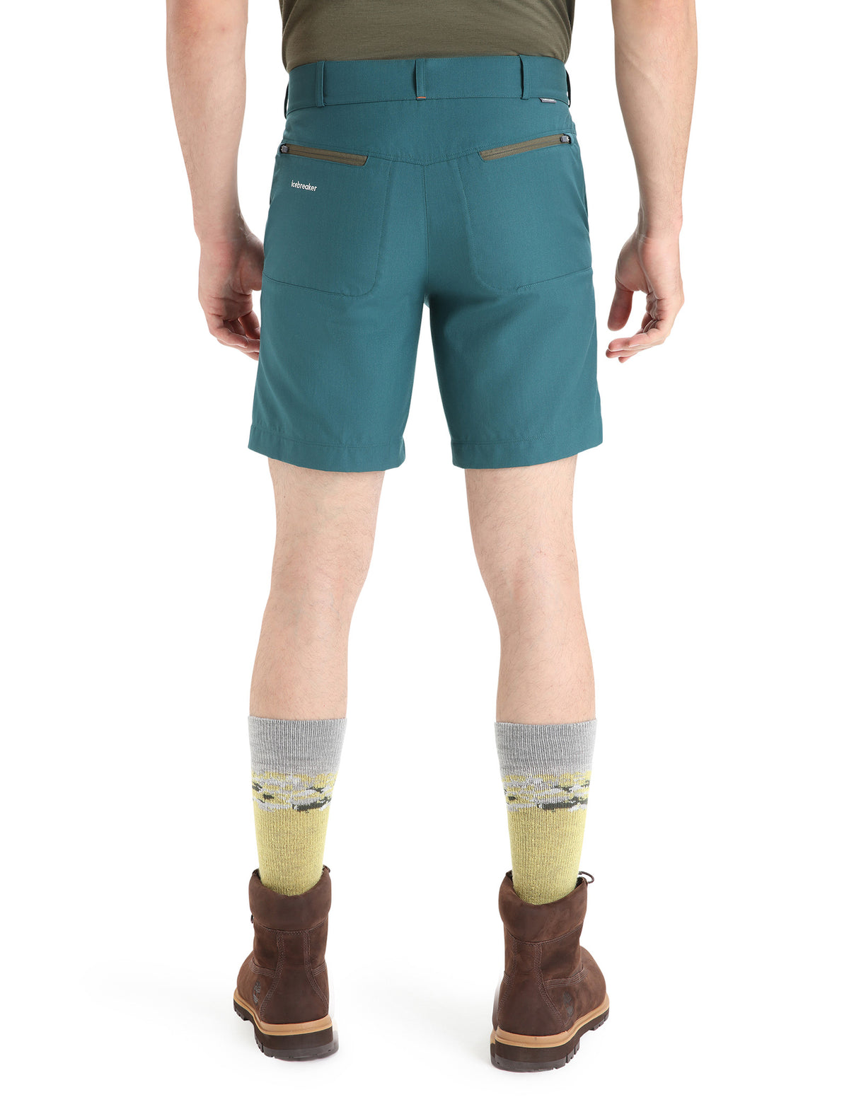 Men's Merino Hike Shorts Green Glory - 2