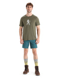 Men's Merino Hike Shorts Green Glory - 3