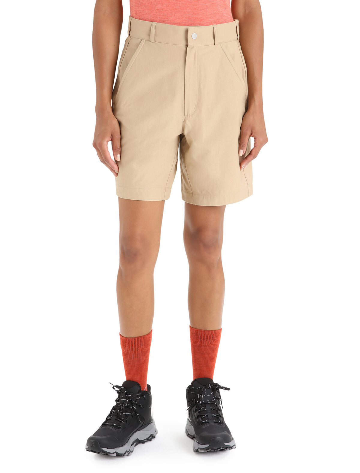 Women's Merino Hike Shorts Sand - 1