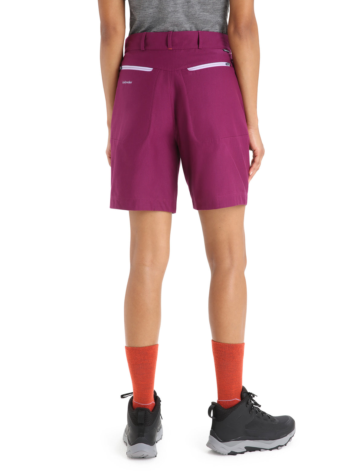 Women's Merino Hike Shorts Go Berry - 2