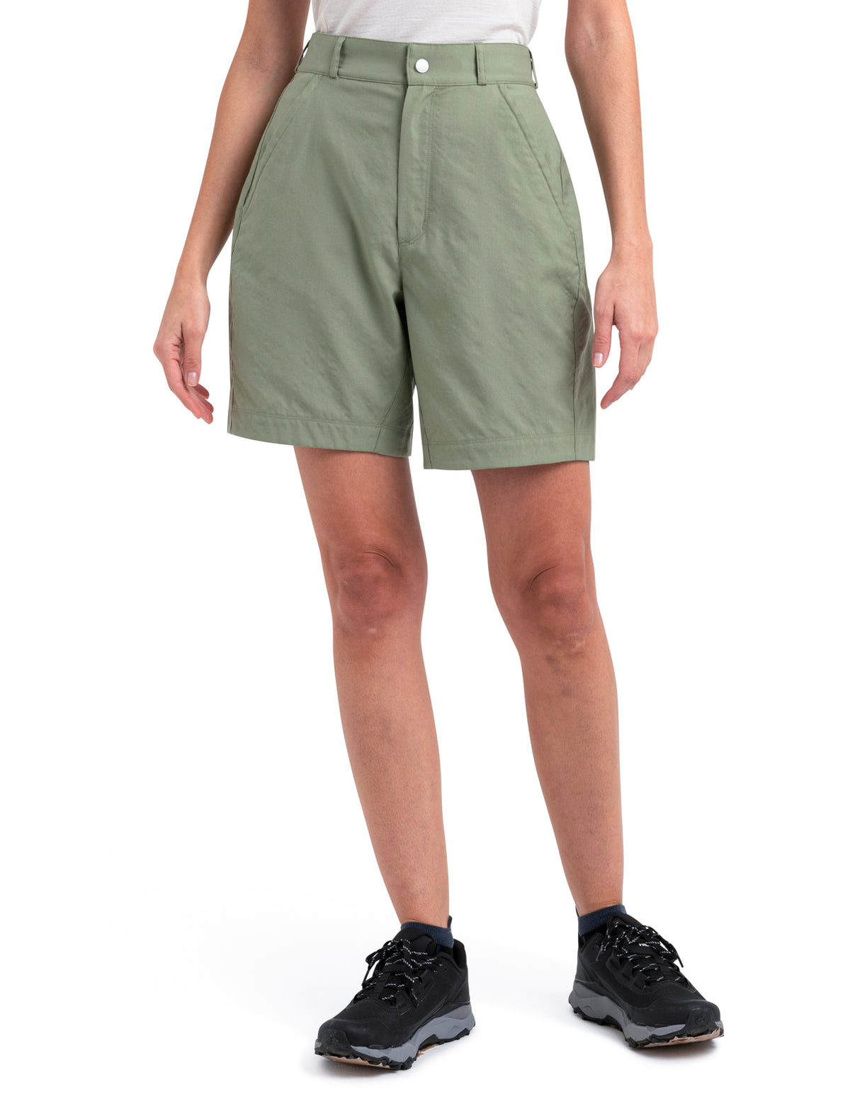 Women's Merino Hike Shorts Lichen - 1