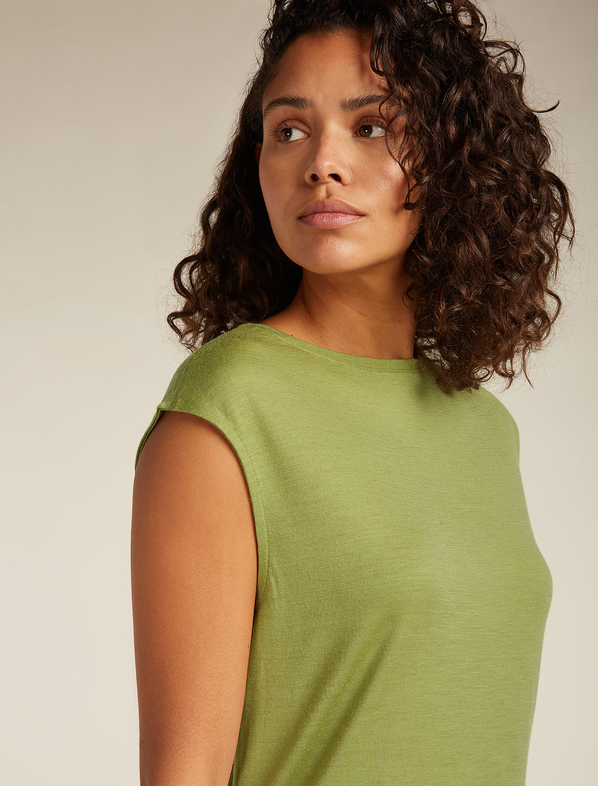 Merino Granary Ärmelloses Kleid Damen  - 5