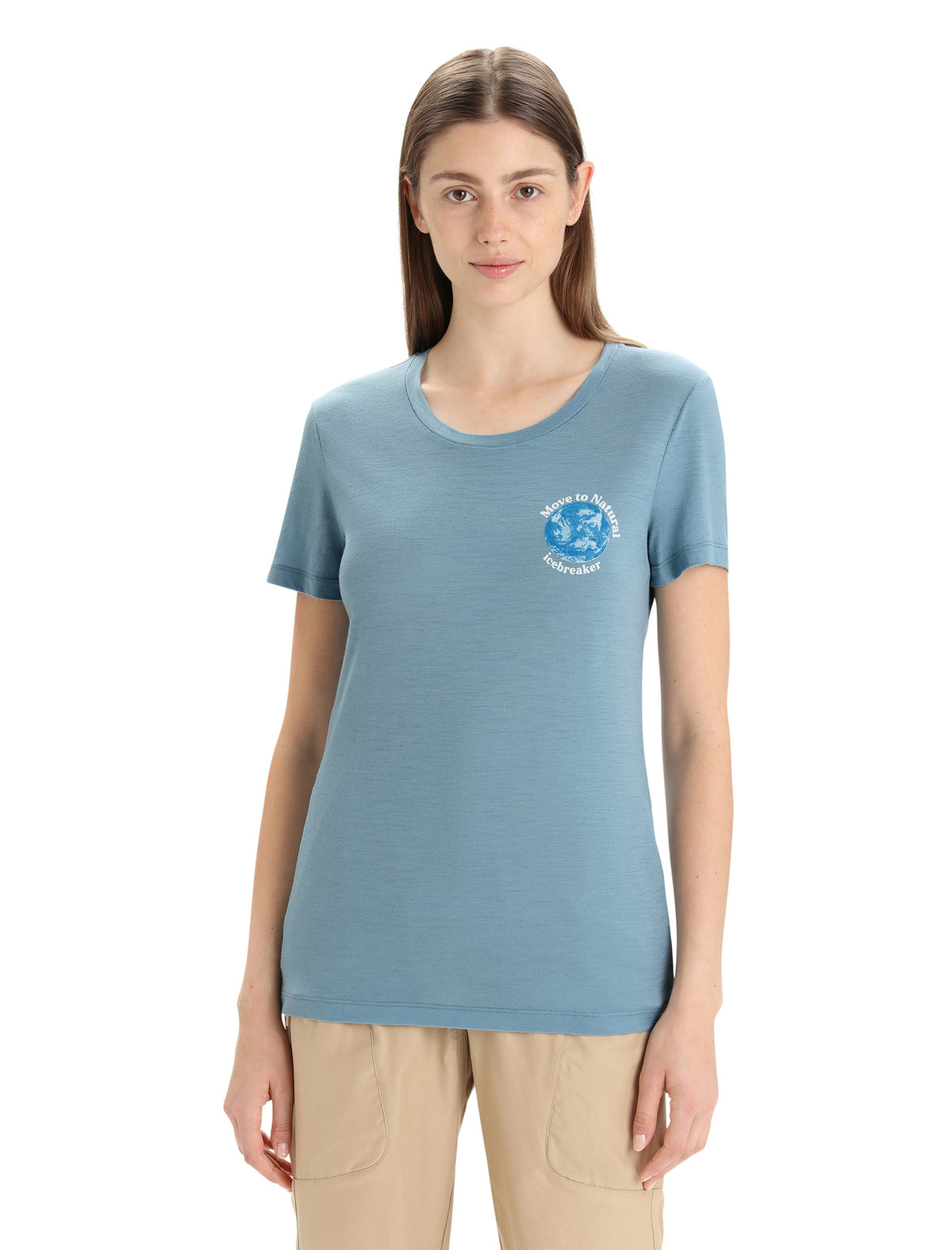 Merino Tech Lite II T-Shirt icebreaker Earth Damen  - 1
