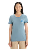 Merino Tech Lite II T-Shirt icebreaker Earth Damen  - 5