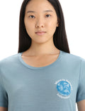 Merino Tech Lite II T-Shirt icebreaker Earth Damen  - 8