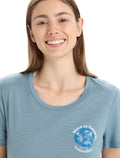 Merino Tech Lite II T-Shirt icebreaker Earth Damen  - 4