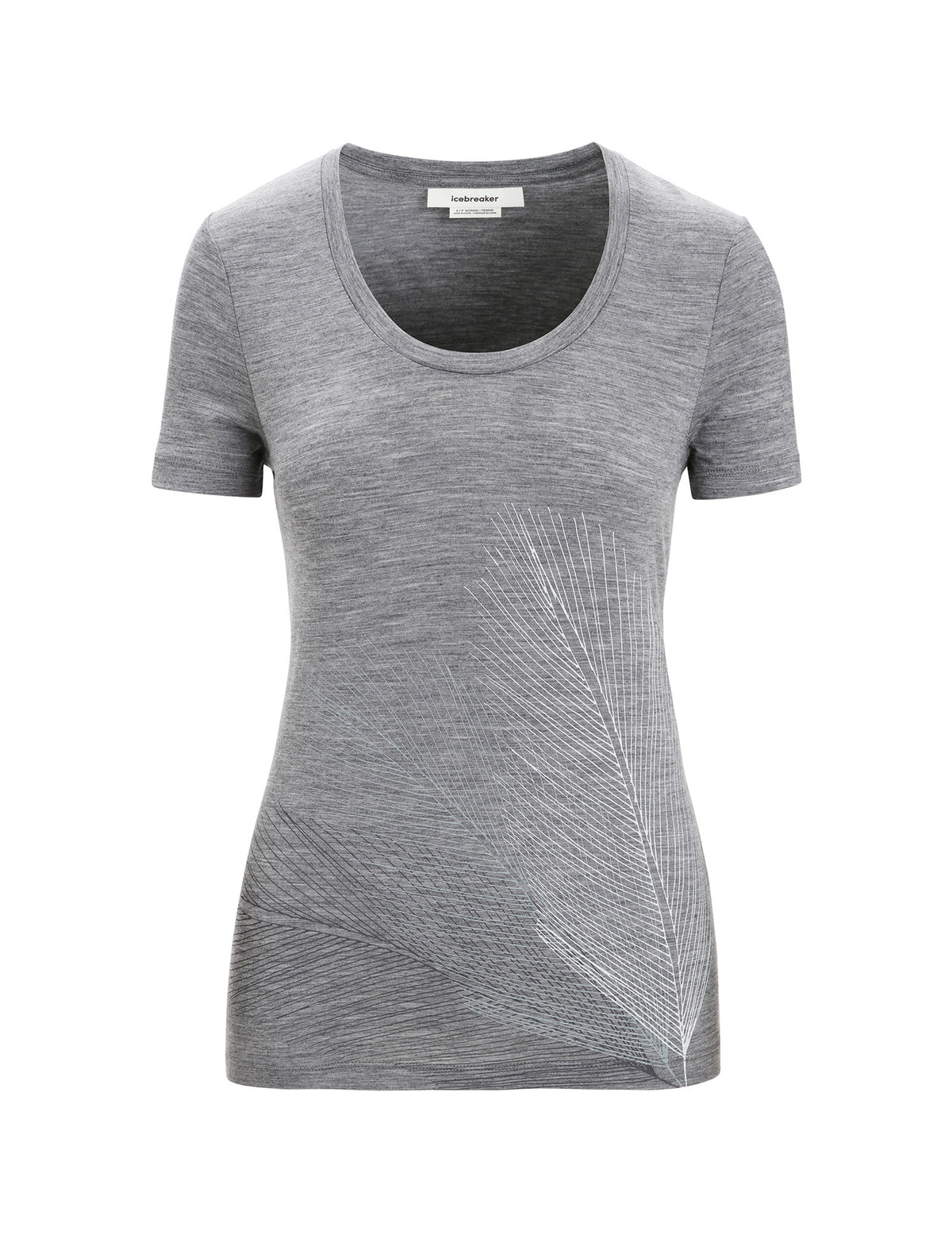 Women's Merino Tech Lite II Short Sleeve Scoop T-Shirt Plume Gritstone Heather - 6