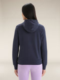 Women's Central Classic Long Sleeve Zip Hoodie Midnight Navy - 2
