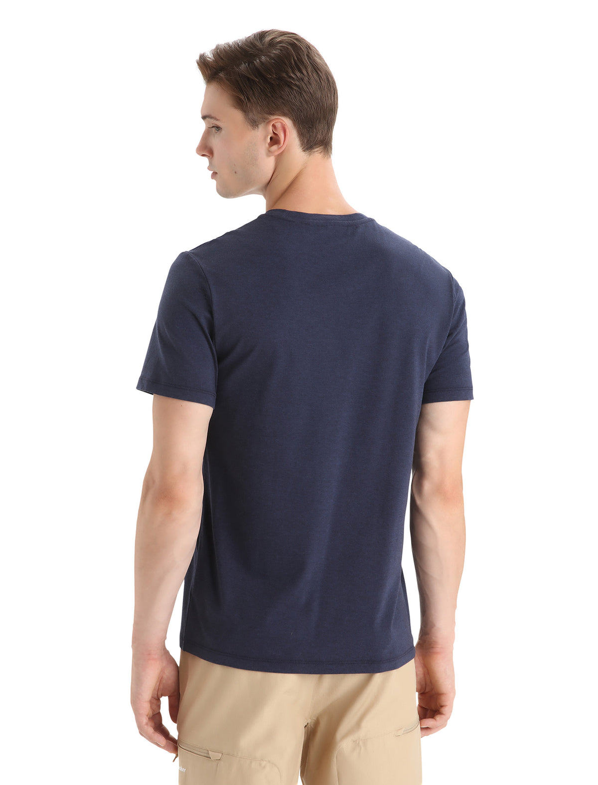 Men's Merino Blend Central T-Shirt Icebreaker Story Midnight Navy - 2