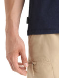 Men's Merino Blend Central T-Shirt Icebreaker Story Midnight Navy - 6