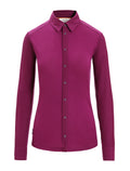 Women's Merino Hike Long Sleeve Top Go Berry - 7