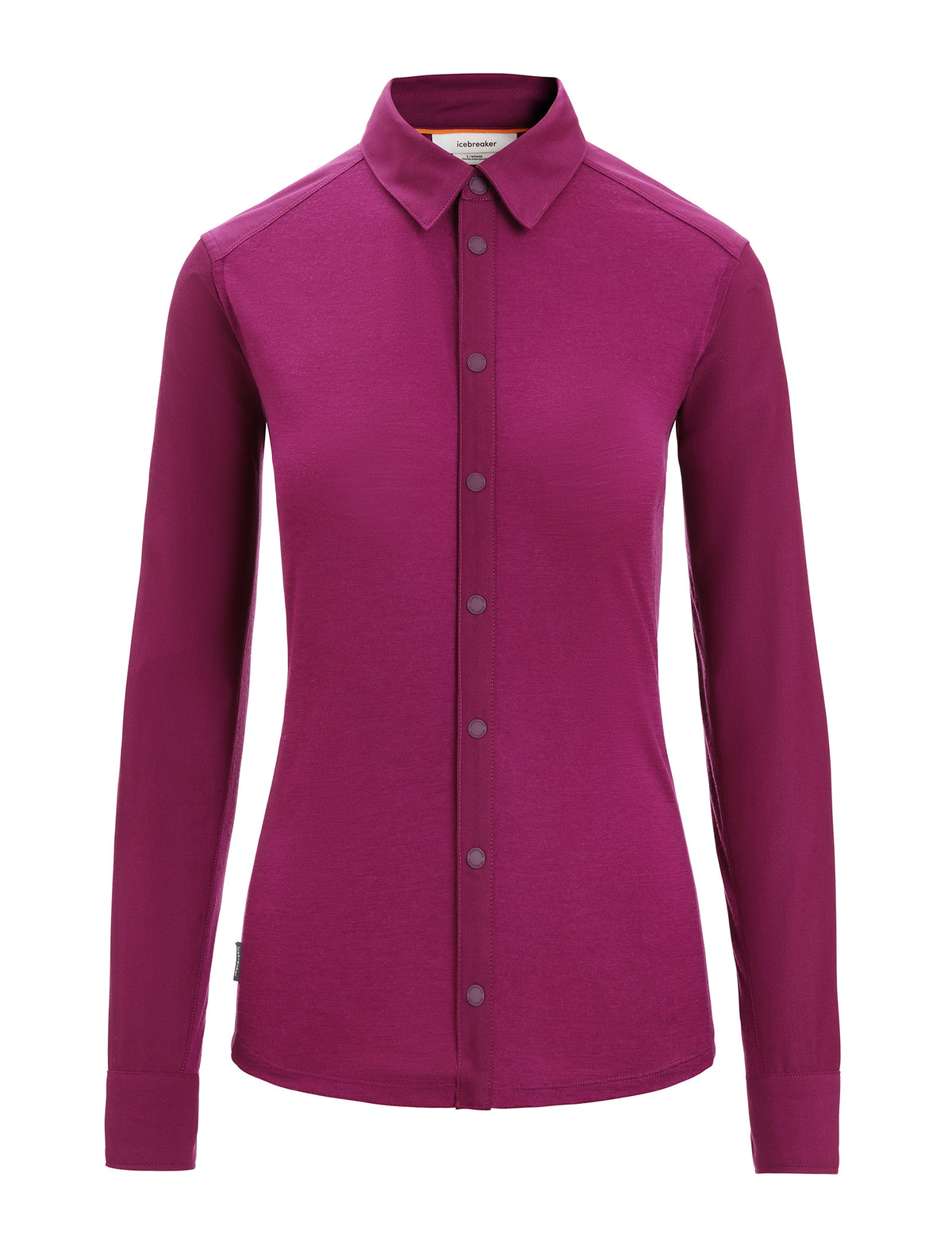 Women's Merino Hike Long Sleeve Top Go Berry - 7