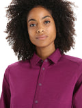 Women's Merino Hike Long Sleeve Top Go Berry - 4