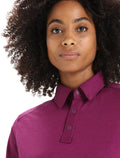 Women's Merino Hike Short Sleeve Top Go Berry - 4