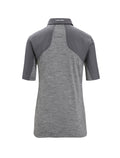 Women's Merino Hike Short Sleeve Top Gritstone Heather/Monsoon - 16