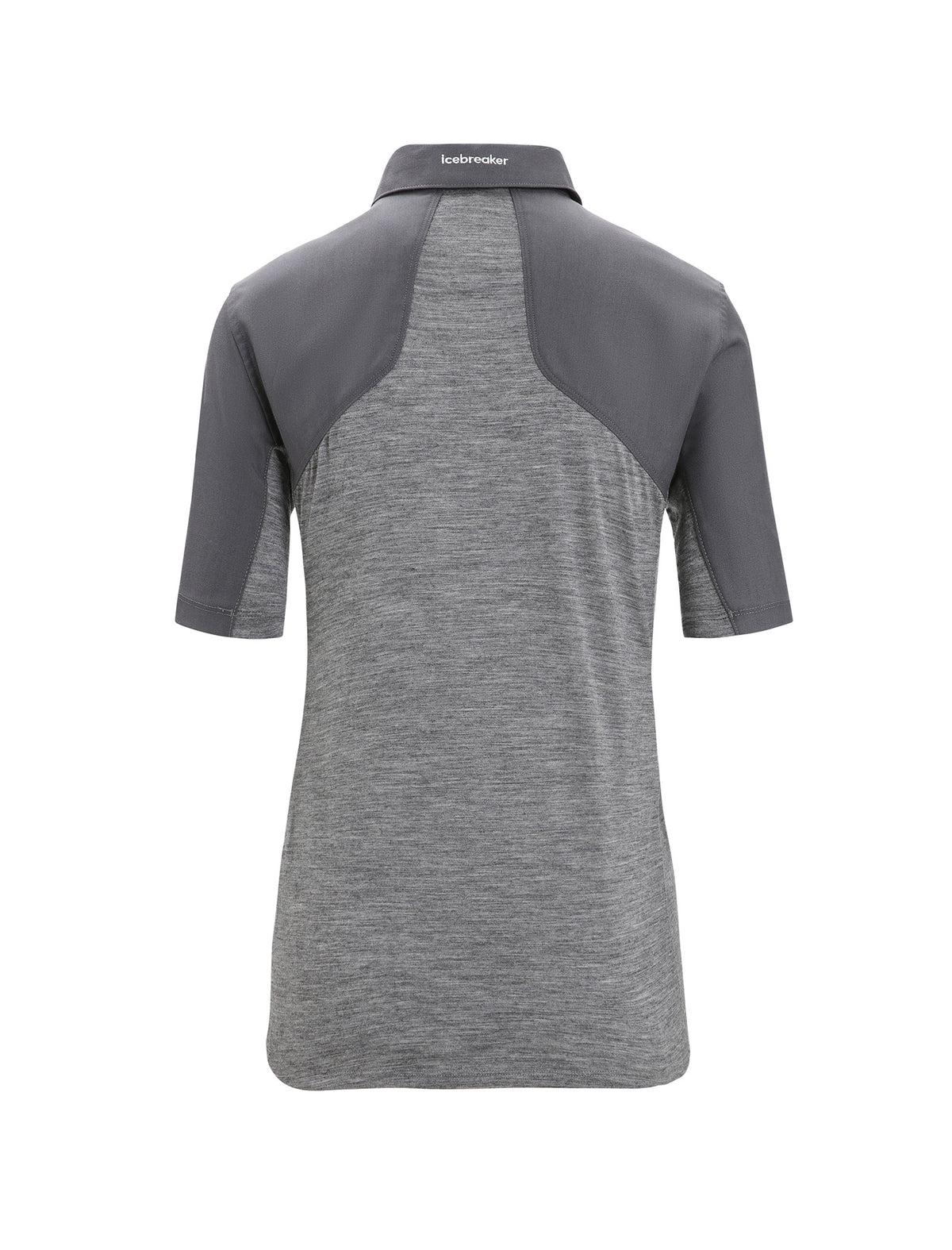 Women's Merino Hike Short Sleeve Top Gritstone Heather/Monsoon - 15
