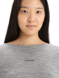 Women's ZoneKnit™ Merino Short Sleeve Scoop Back T-Shirt Metro Heather - 10