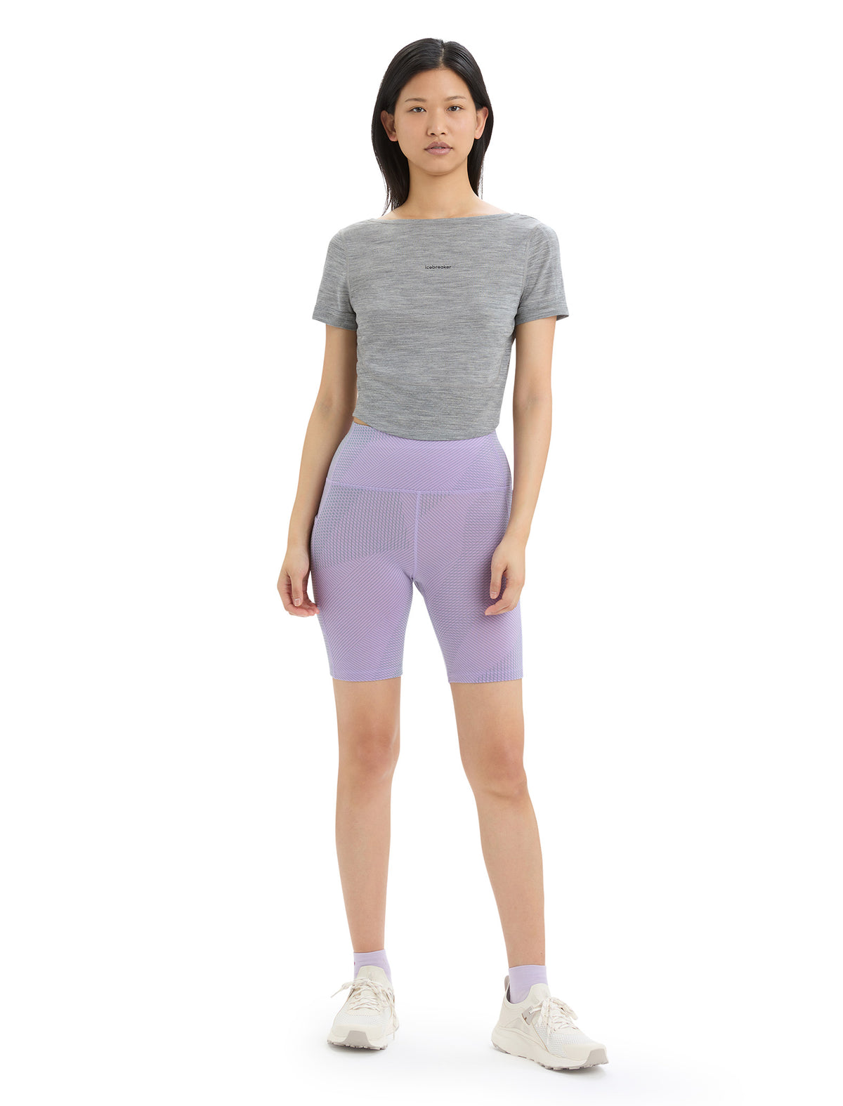 Women's ZoneKnit™ Merino Short Sleeve Scoop Back T-Shirt Metro Heather - 3