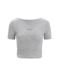 Women's ZoneKnit™ Merino Short Sleeve Scoop Back T-Shirt Metro Heather - 14