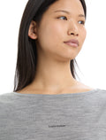 Women's ZoneKnit™ Merino Short Sleeve Scoop Back T-Shirt Metro Heather - 4