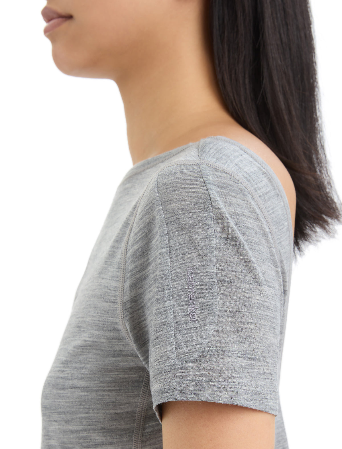 Women's ZoneKnit™ Merino Short Sleeve Scoop Back T-Shirt Metro Heather - 5