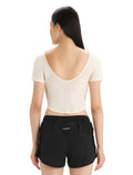 Women's ZoneKnit™ Merino Short Sleeve Scoop Back T-Shirt Chalk - 9