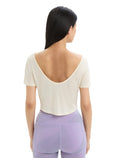 Women's ZoneKnit™ Merino Short Sleeve Scoop Back T-Shirt Chalk - 2