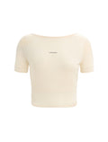 Women's ZoneKnit™ Merino Short Sleeve Scoop Back T-Shirt Chalk - 13