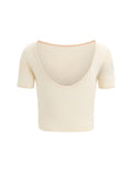Women's ZoneKnit™ Merino Short Sleeve Scoop Back T-Shirt Chalk - 14