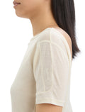 Women's ZoneKnit™ Merino Short Sleeve Scoop Back T-Shirt Chalk - 5