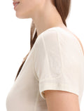 Women's ZoneKnit™ Merino Short Sleeve Scoop Back T-Shirt Chalk - 6