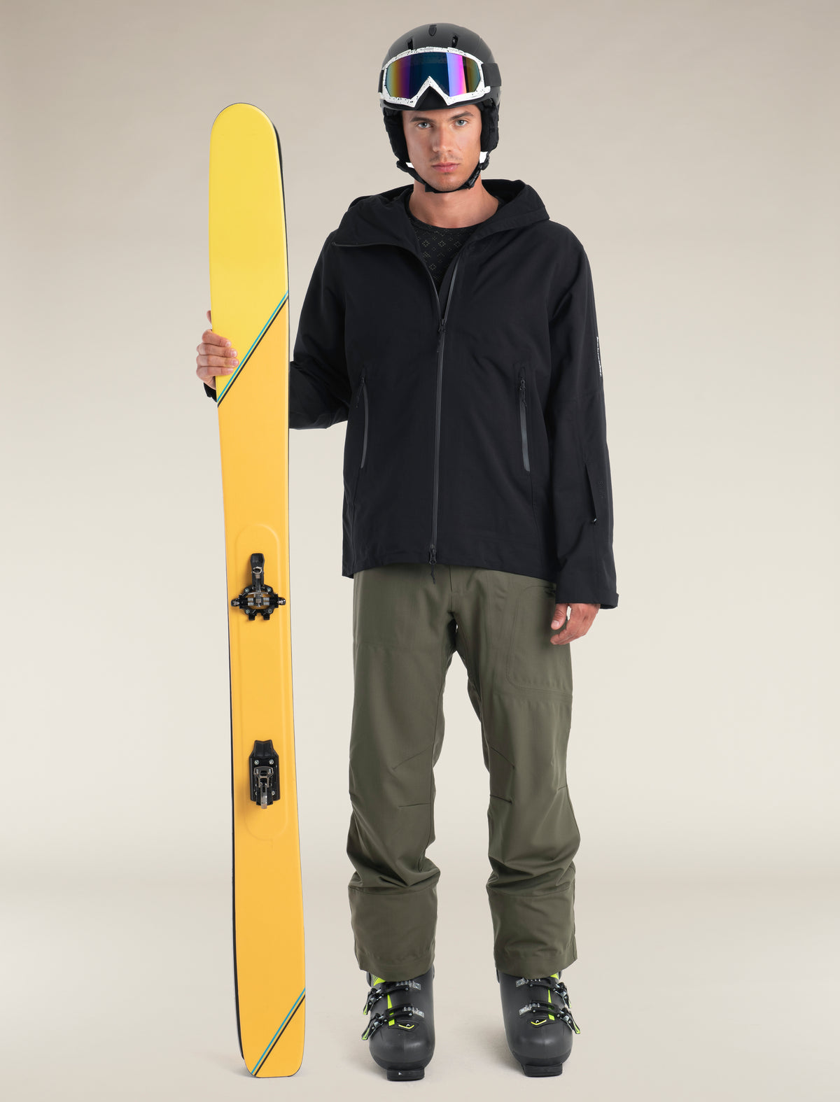 Heren Shell+™ Peak jas met capuchon van merinowol  - 3