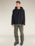 Heren Shell+™ Peak jas met capuchon van merinowol  - 4