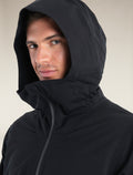 Heren Shell+™ Peak jas met capuchon van merinowol  - 5