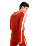 Men's Merino 200 Sonebula Long Sleeve Half Zip Thermal Hoodie Molten/Ember - 5